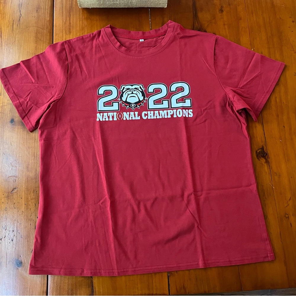 Red National Champions Men's T-Shirt
